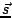 $\vec{s}$